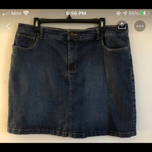 Croft & Barrow Denim Jean Skort
Size 18 Stretch